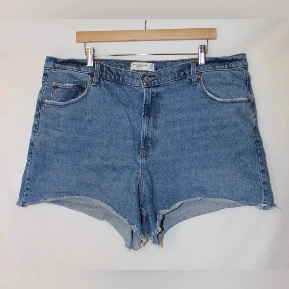 Abercrombie & Fitch Blue Denim Jean Shorts